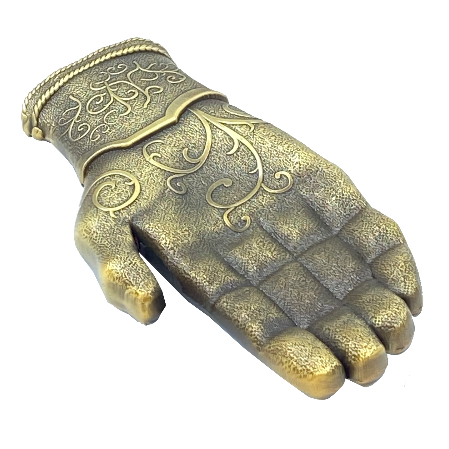 AA-016 Kingslayer Game of Thrones inspired GoT Jamie Lannister gold hand glove challenge coin