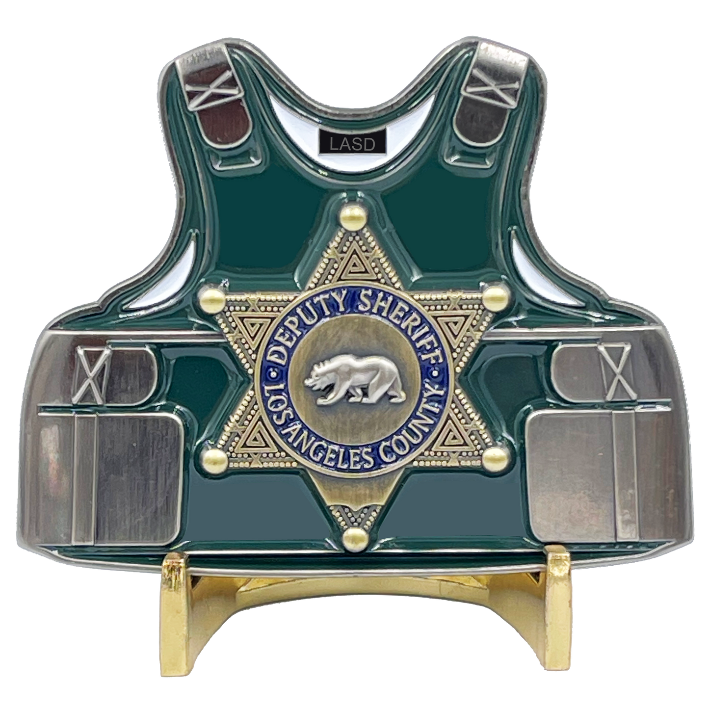 BL11-006 Los Angeles County Deputy Sheriff Body Armor LASD Challenge Coin LA Sheriff's Department