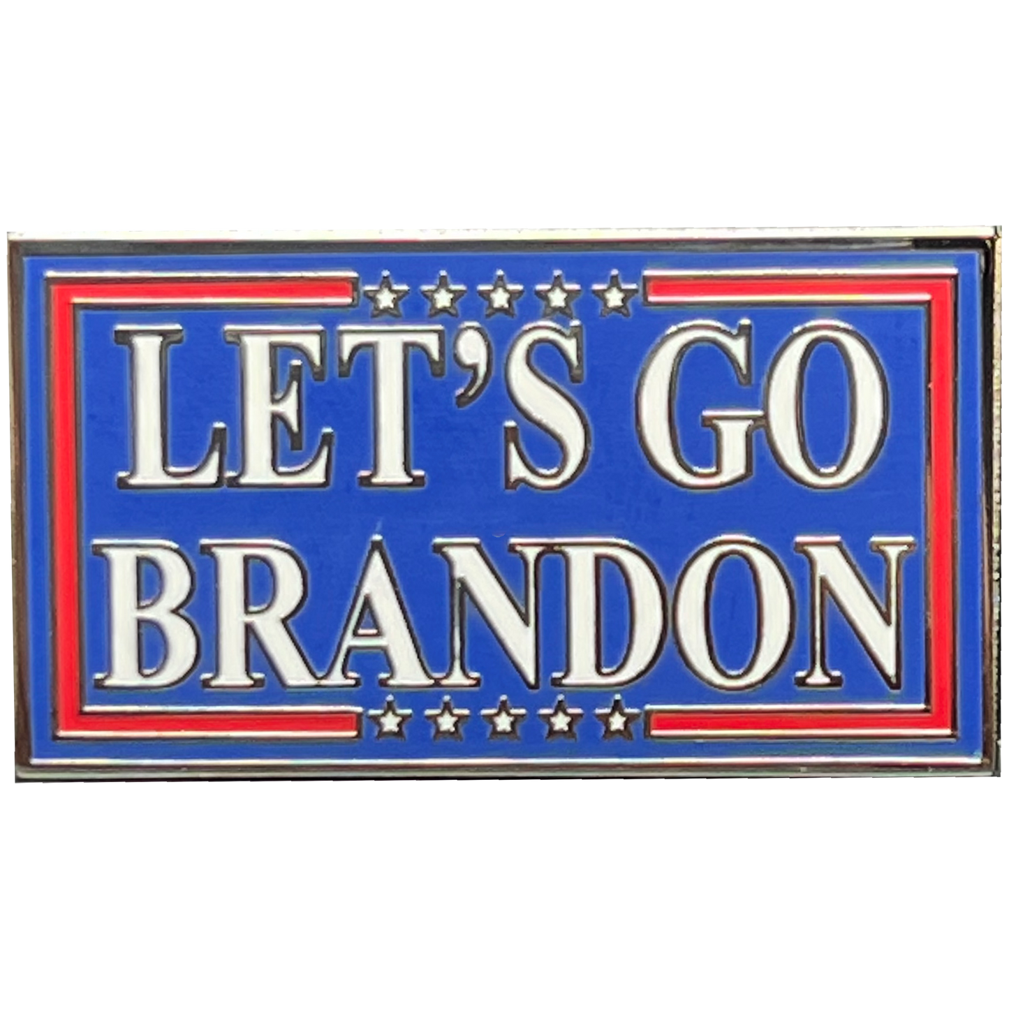 GL1-008 Let's Go Brandon LGB Pin with dual pin posts