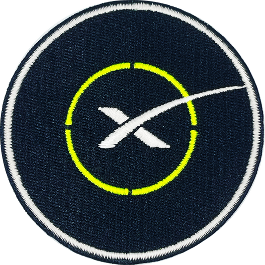BL13-019 SpaceX Landing Pad Landing Zone iron-on patch