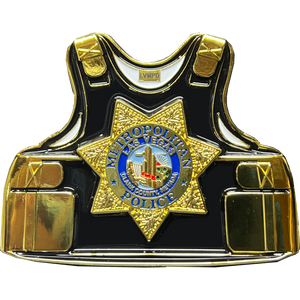 EL11-002 Las Vegas Metropolitan Police Challenge Coin Vest LVMPD