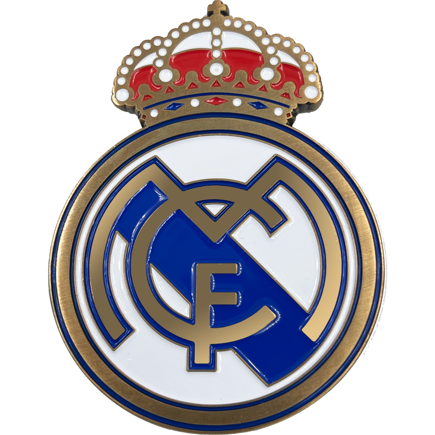 BL13-010 Real Madrid CF Futbol Soccer Policia Municipal Challenge Coin