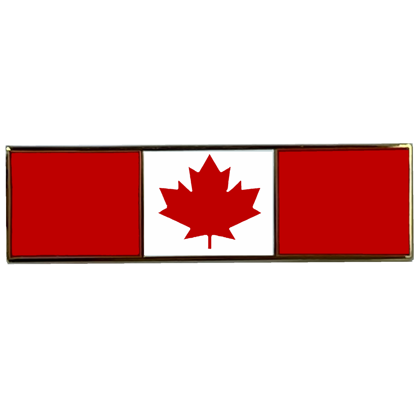 BL10-015 Canadian Flag MAPLE LEAF Merit Commendation Bar Pin Police, Military, Deputy Sheriff, Law Enforcement, Federal Agent
