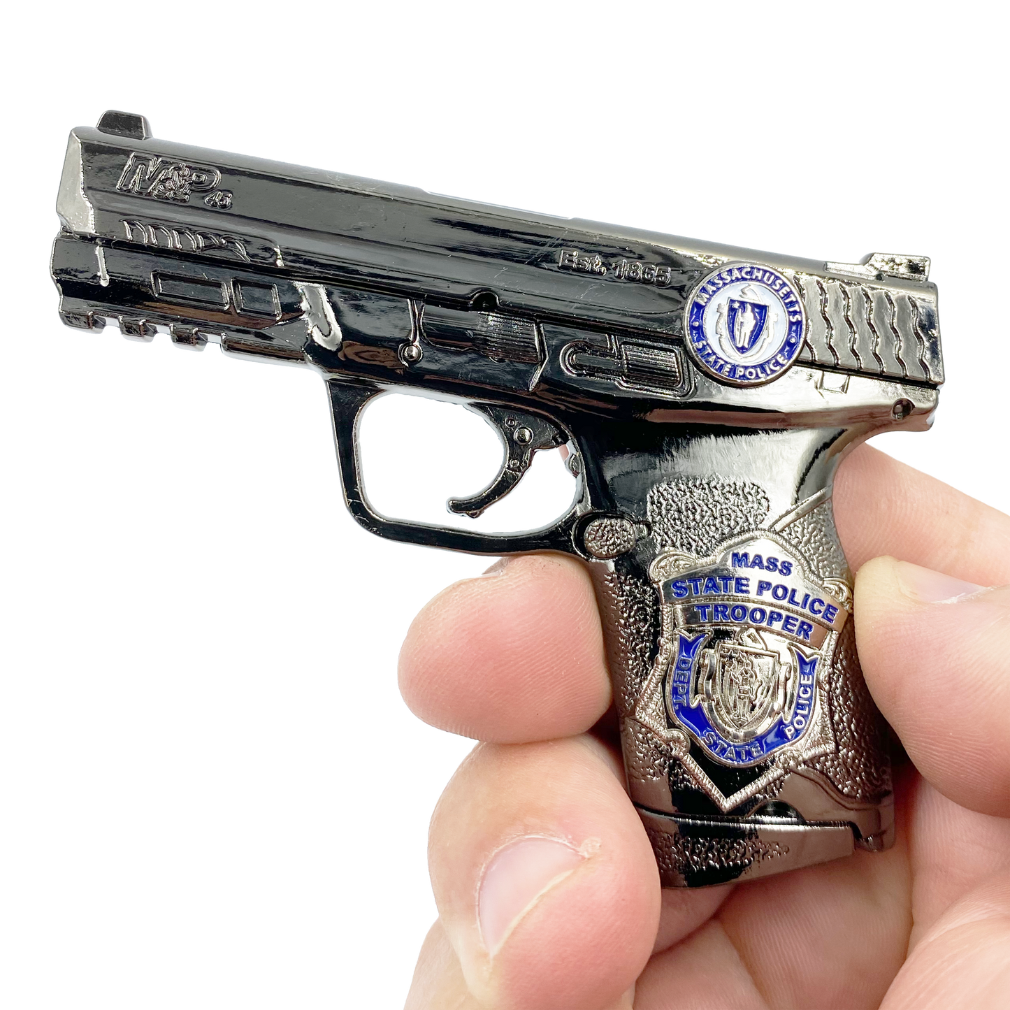 G-016 Massachusetts State Police Trooper Duty Smith & Wesson M&P 45 MSP Challenge Coin