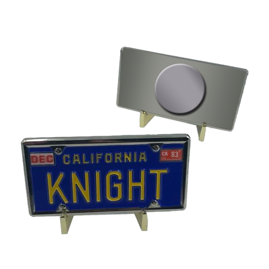 KK-020 Magnet Knight Rider KITT License Plate