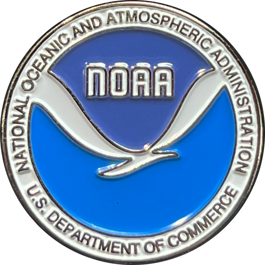 GL4-019 NOAA National Oceanic Atmospheric Administration Department of Commerce lapel pin