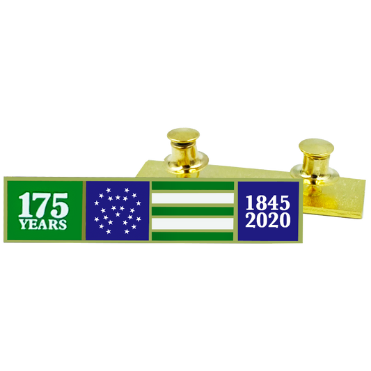DL8-17 NYPD 175th Anniversary commendation bar pin New York Police Department