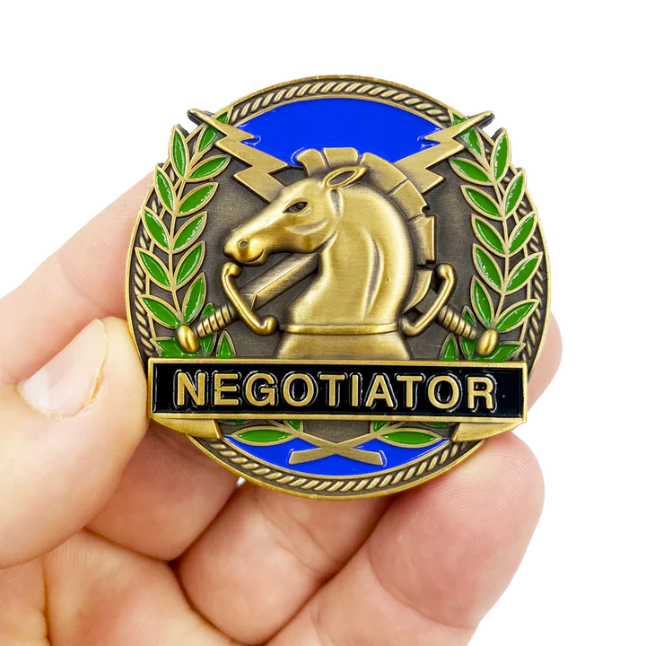 GL13-008 NYPD New York City Police Negotiator Challenge Coin Negotiator