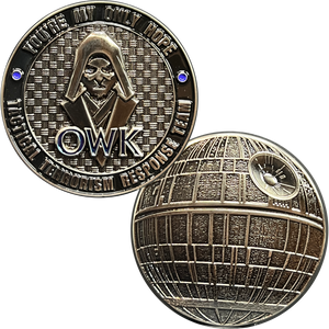 DL13-008 Obi-wan Kenobi You're My Only Hope Death Star TACTICAL TERRORISM RESPONSE TEAM 10 TTRT CBP Challenge Coin