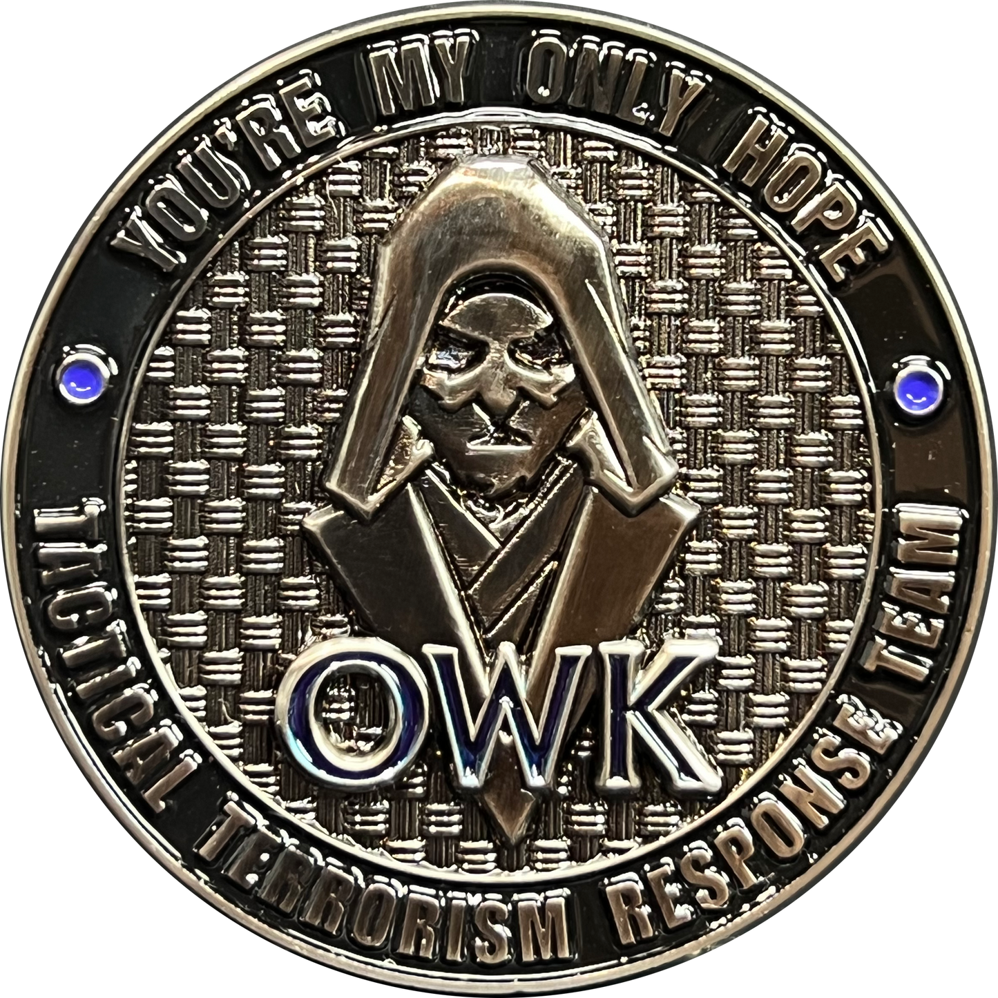 DL13-008 Obi-wan Kenobi You're My Only Hope Death Star TACTICAL TERRORISM RESPONSE TEAM 10 TTRT CBP Challenge Coin