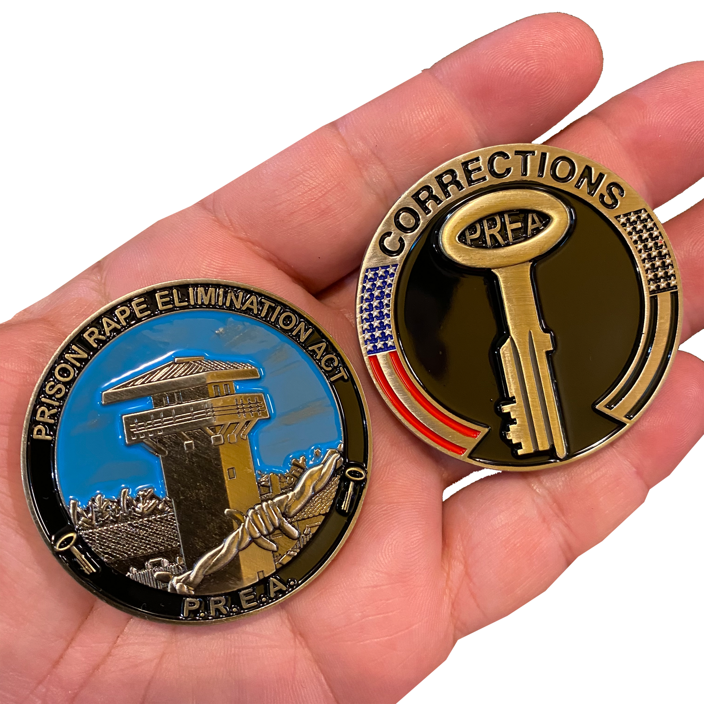 BB-006 PREA Prison Rape Elimination Act Correctional Officer Challenge Coin Corrections CO