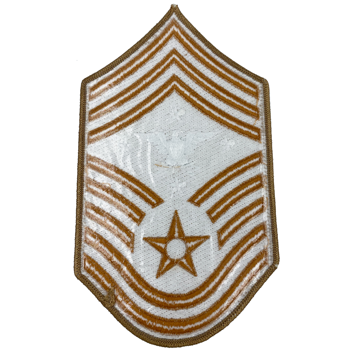 DL5-07 Senior Enlisted Advisor to the Chairman of the Joint Chiefs of Staff Air Force Senior Enlisted Advisor Chief Master Sergeant Desert Camo Rank (Right facing Eagle) USAF Patch 