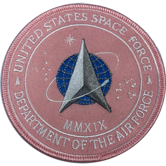 CL4-07 Pink breast Cancer Awareness United States Space Force Patch U.S. Department of the Air Force MMXIX