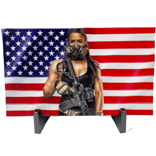 BL1-08A Pistol Packing M4 Patriot Princess is powHERful 2A Challenge Coin