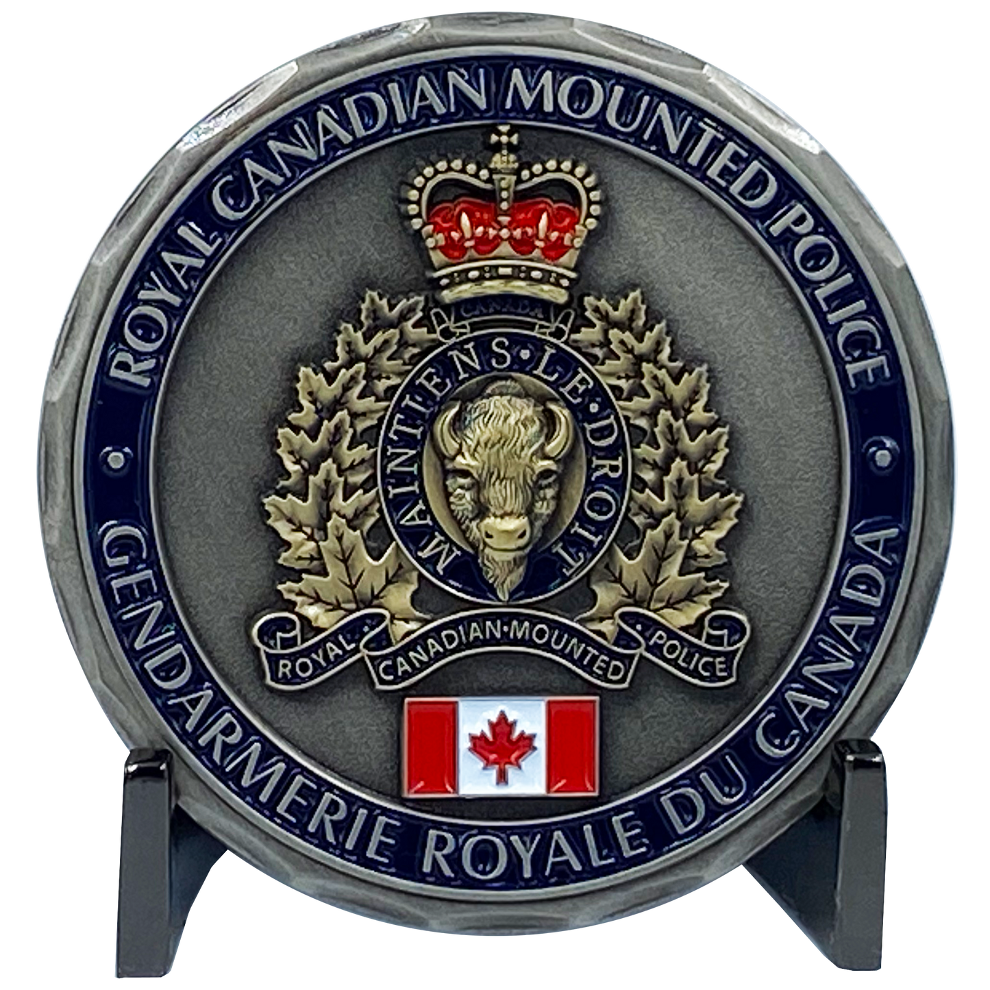DL3-05 Royal Canadian Mounted Police Canada Thin Blue Line RCMP Challenge Coin