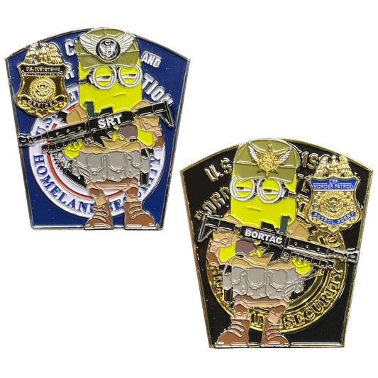 discontinue BL11-008 CBP Operator Border Patrol Agent Bortac and Field Operations CBP Officer SRT Challenge Coin