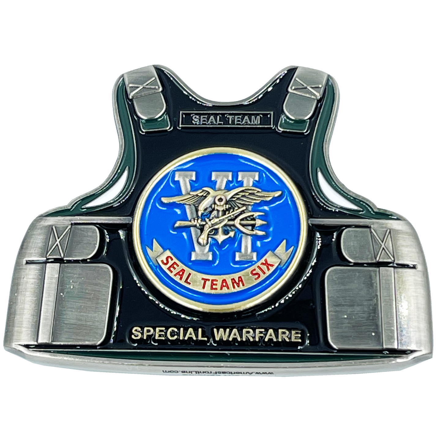 BL10-010 Navy Seal Team 6 Body Armor Naval Special Warfare DEVGRU Challenge Coin