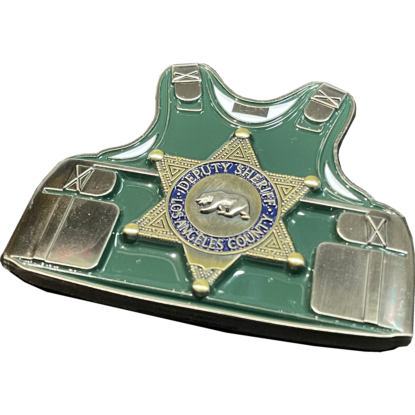 BL11-006 Los Angeles County Deputy Sheriff Body Armor LASD Challenge Coin LA Sheriff's Department