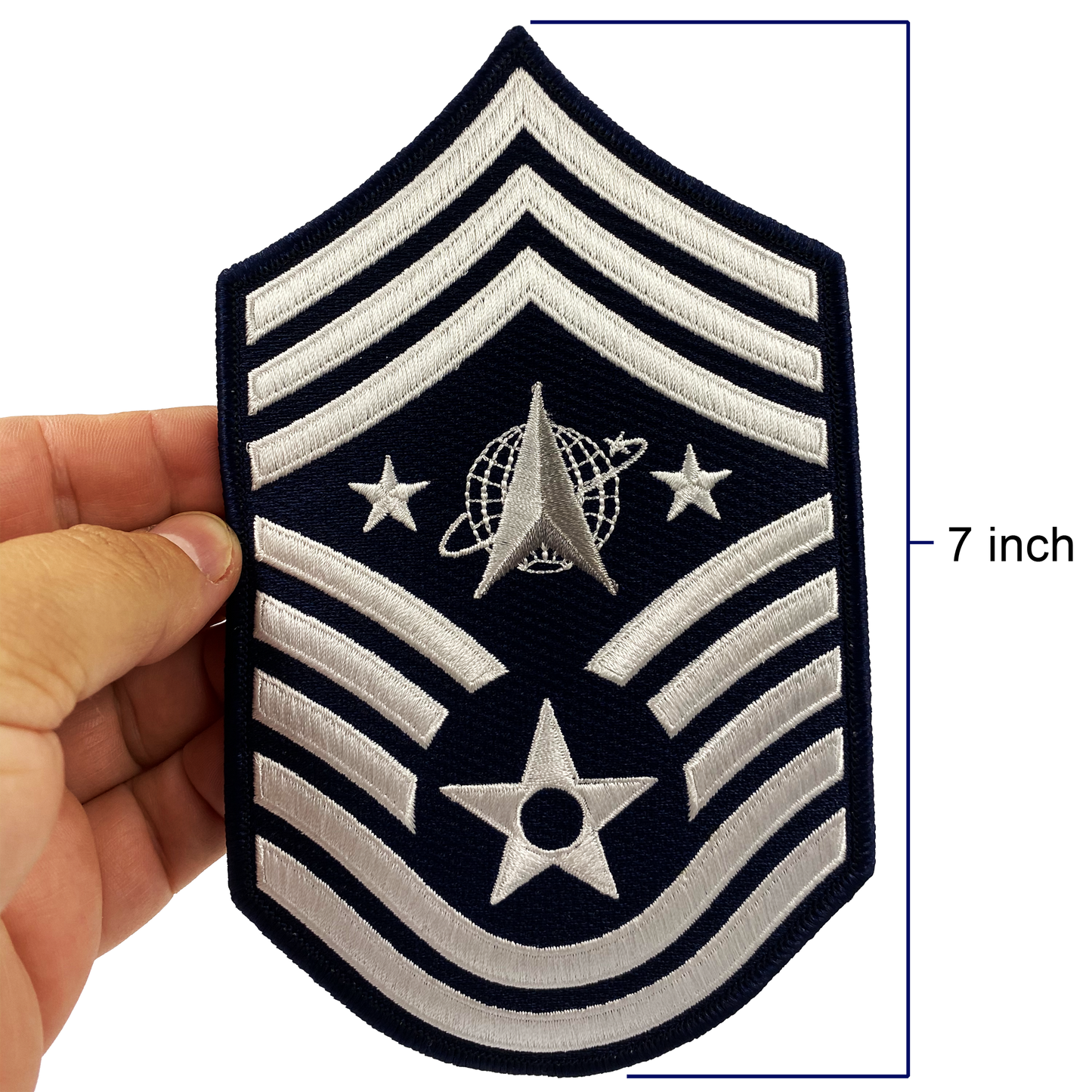 CL4-05 United States Space Force Patch U.S. Department of the Air Force Senior Enlisted Advisor Chief Master Sergeant Rank