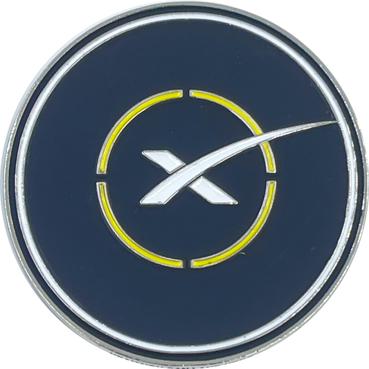 discontinued BL14-019 SpaceX Landing Pad Pin Space X Landing Zone
