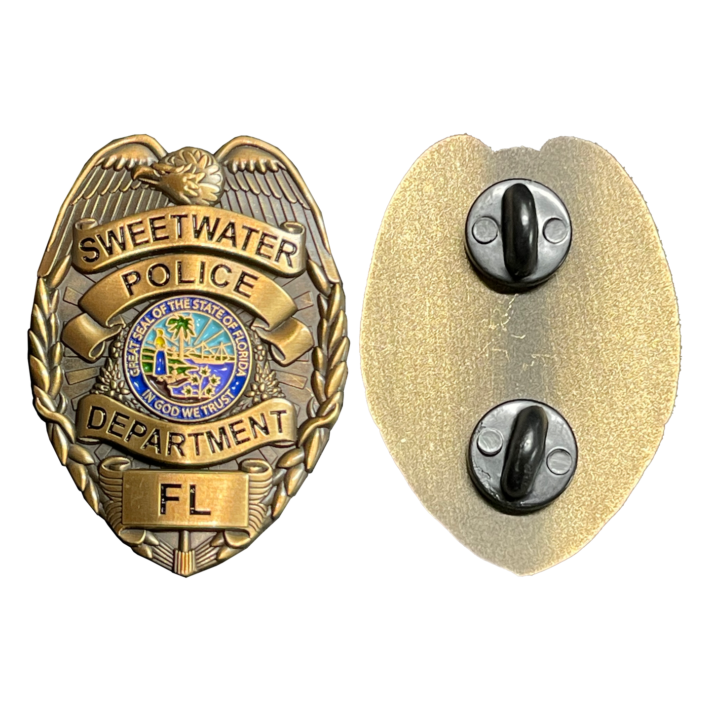 EL7-03 Sweetwater Police Department Miami Florida Lapel Pin Sweet Water