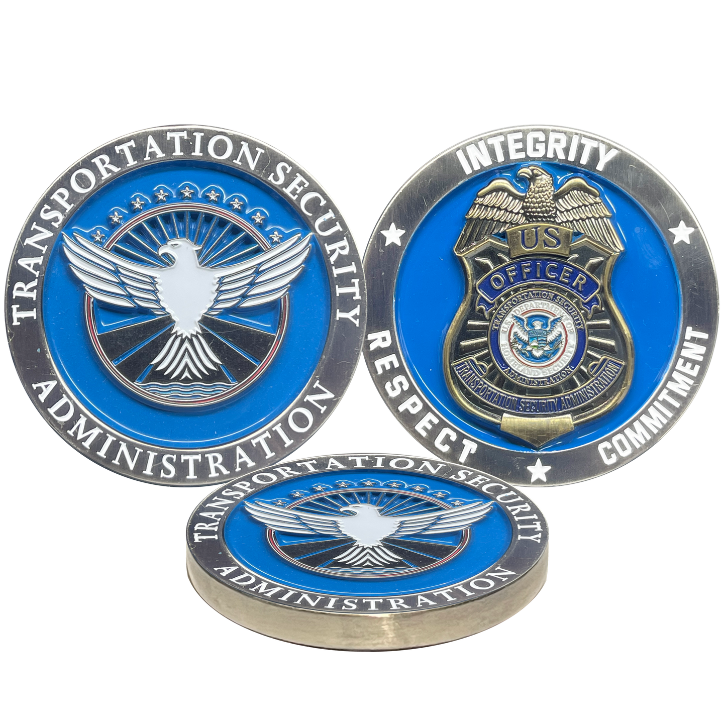 BL15-008 TSA Officer Challenge Coin Transportation Security Administration Screener