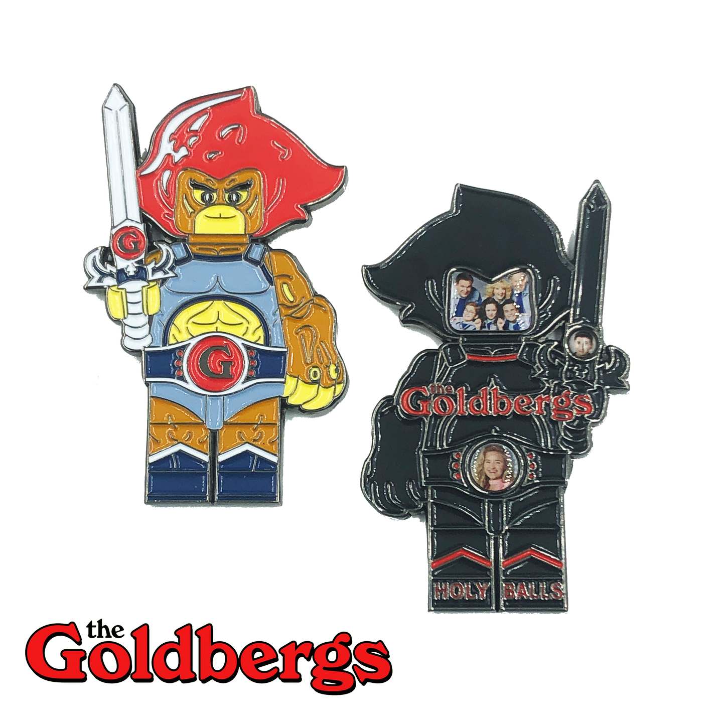 E-012 Officially Licensed Challenge Coin The Goldbergs Thundercats Lion-O inspired Challenge Coin