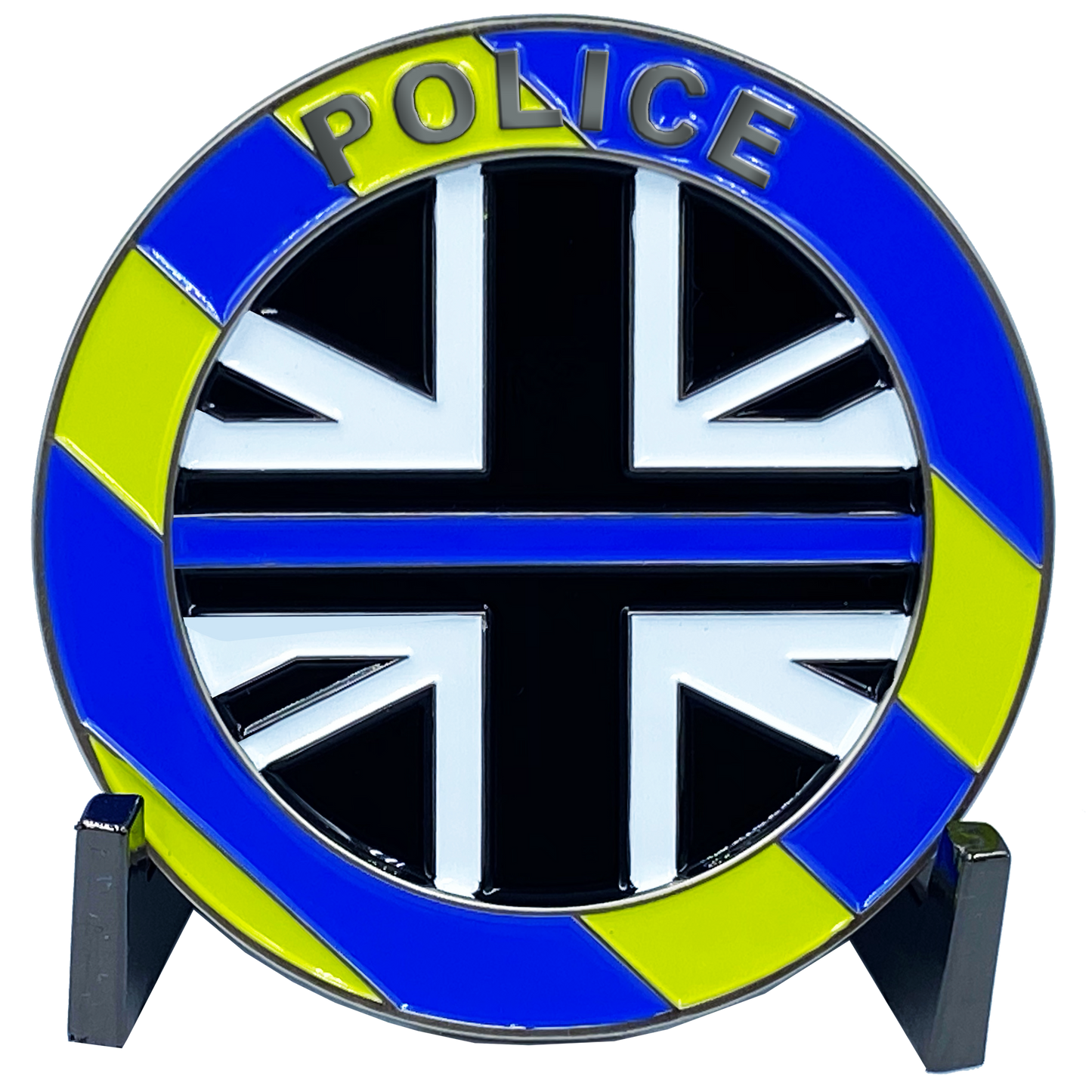 EE-006 UK British Thin Blue Line England Great Britain London Police Challenge Coin hat British Bobby Helmet