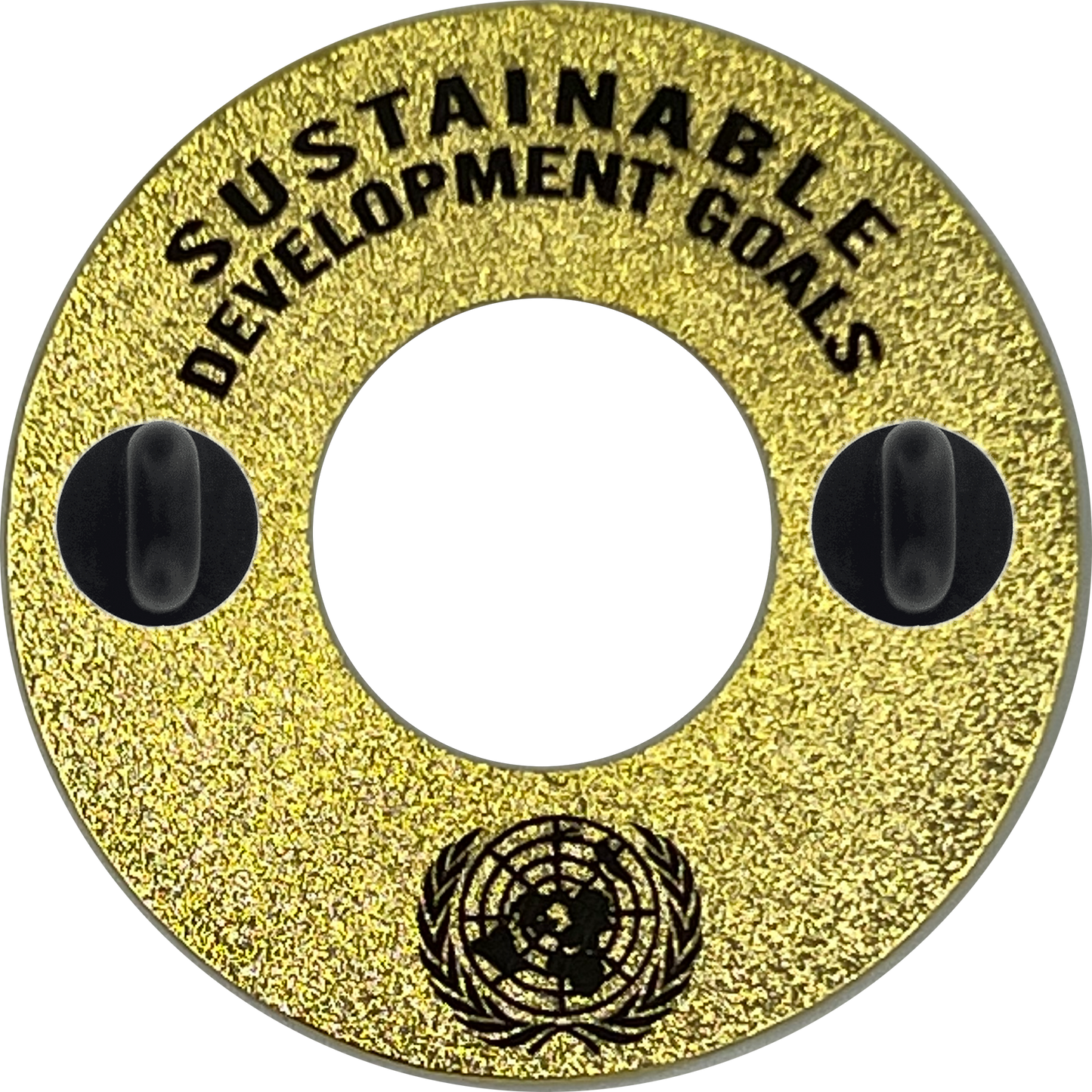 GL3-004 UN 17 Sustainable Development Goals United Nation not NATO Global Goals Lapel Pin Blueprint for Peace