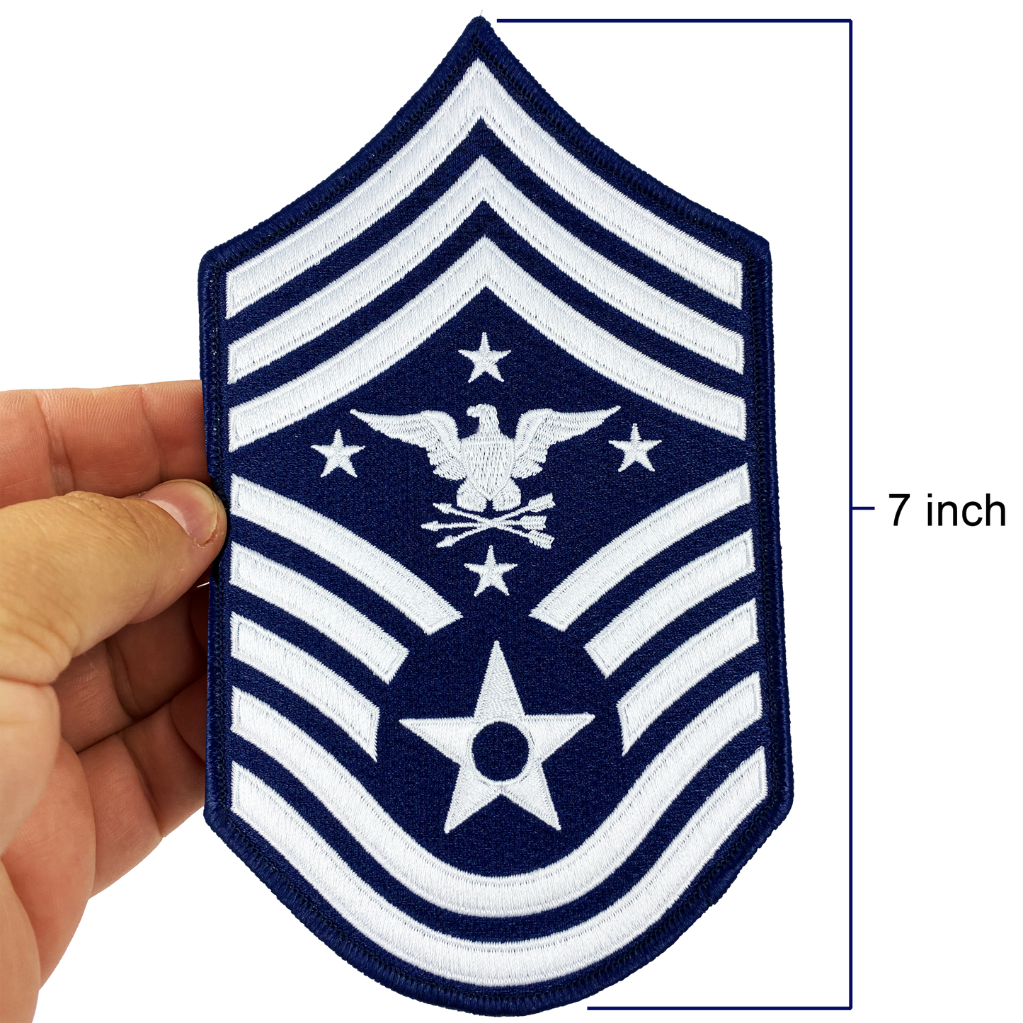 DL1-14 Senior Enlisted Advisor to the Chairman of the Joint Chiefs of Staff Air Force Senior Enlisted Advisor Chief Master Sergeant Rank (Eagle Looking Left) USAF Patch 