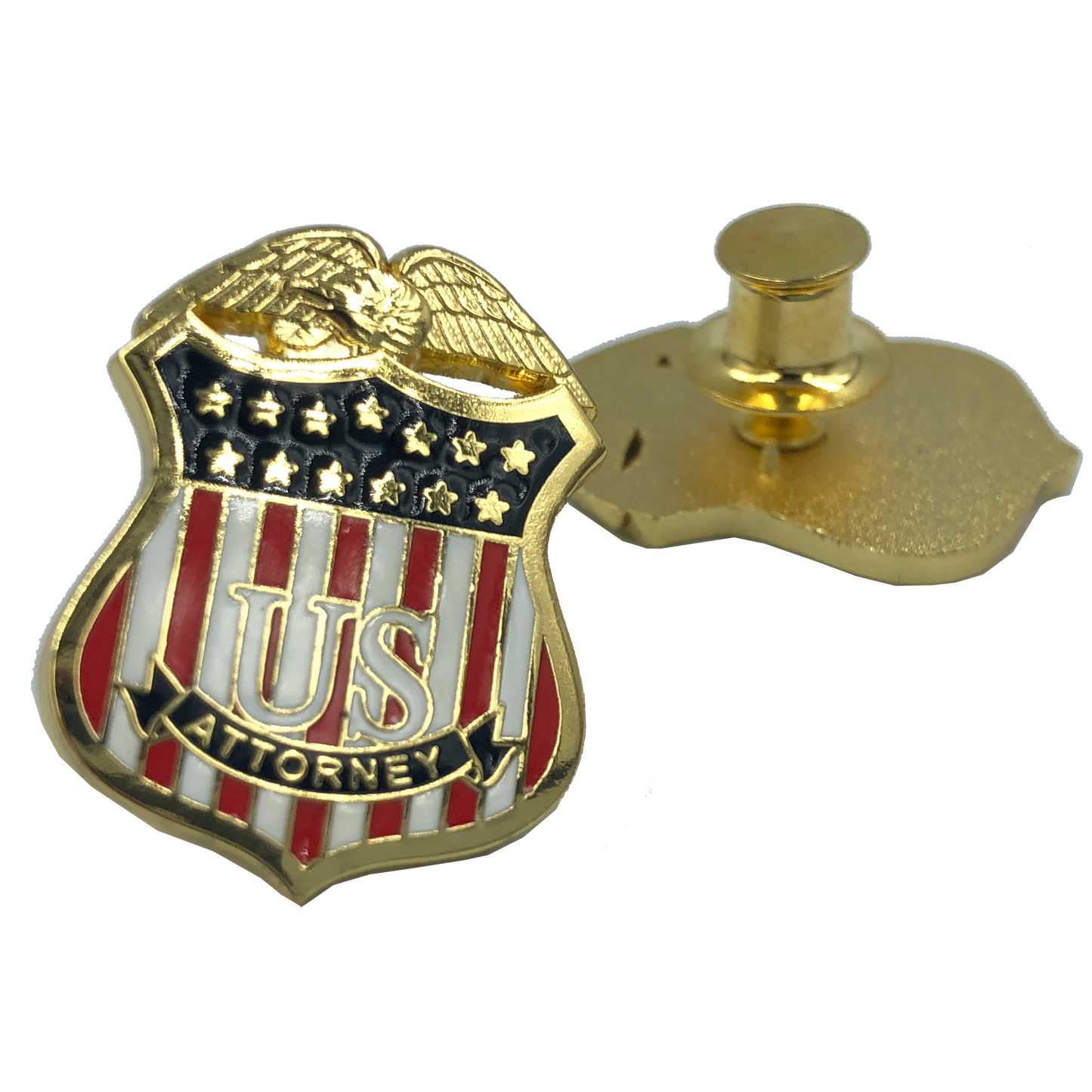 LL-012 US Attorney mini shield Pin AUSA (1 inch)