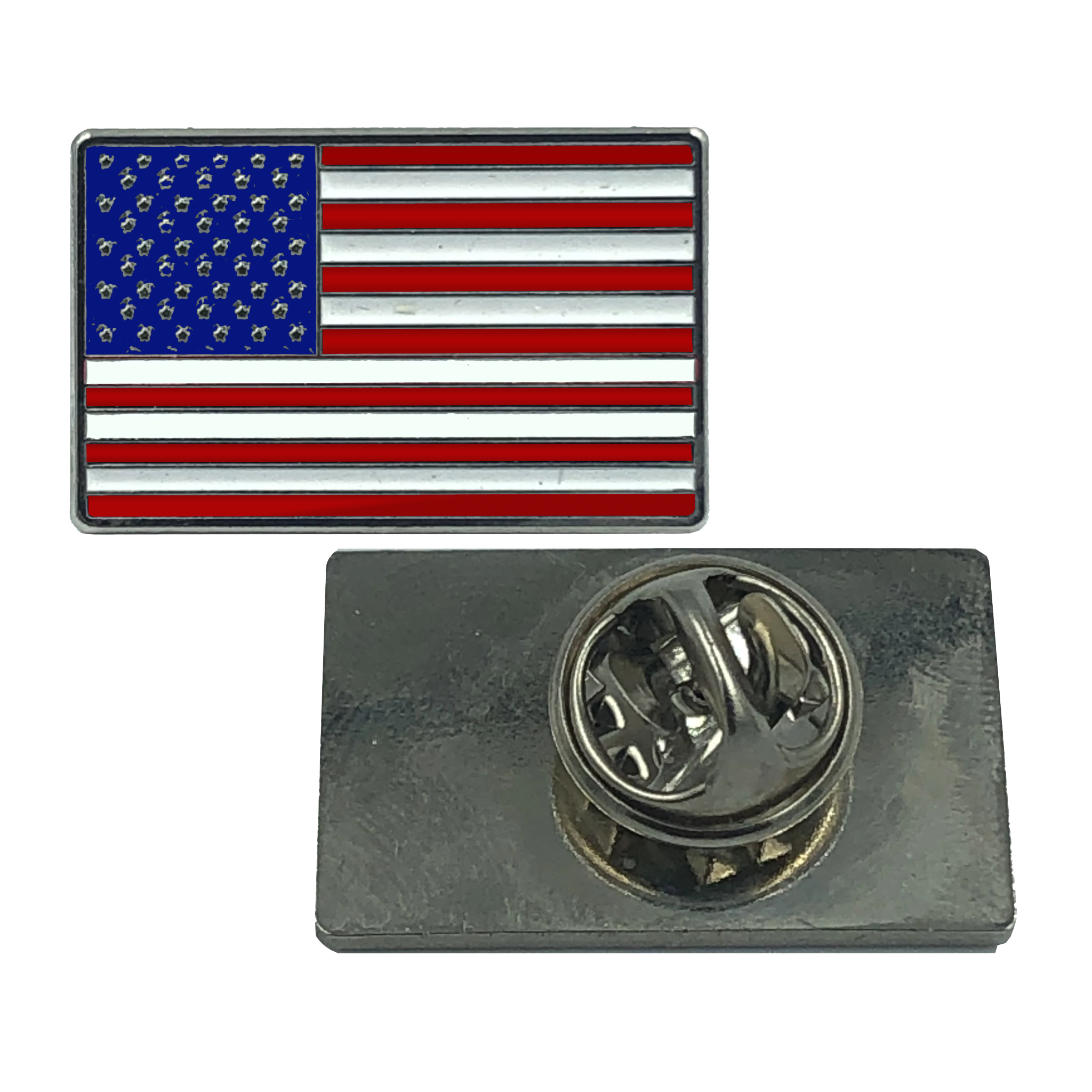 L-25 American Flag Lapel Pin, U.S. Stars are Stripes, Old Glory US USA