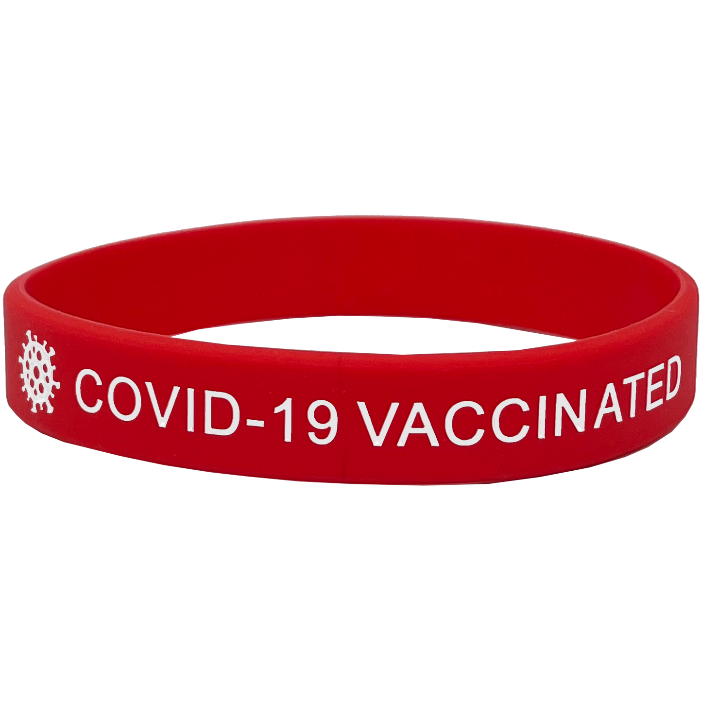 BL3-010 Vaccinated Silicon Rubber Bracelet Hospital Pandemic Covid-19 ICU RN LPN BSN ER POLICE