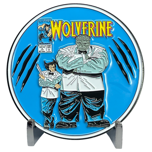 BL11-003 Marvel Wolverine Comic Book inspired Alaska Police Challenge Coin