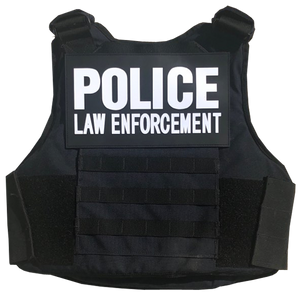 Tactical patch Set for Body Armor PVC Rubber LAW ENFORCEMENT patches for Bullet Proof Ballistic vest POLICE CBP FBI