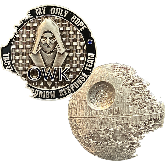 DL13-009 Obi-wan Kenobi You're My Only Hope Death Star II Rogue TACTICAL TERRORISM RESPONSE TEAM 12 TTRT CBP Challenge Coin