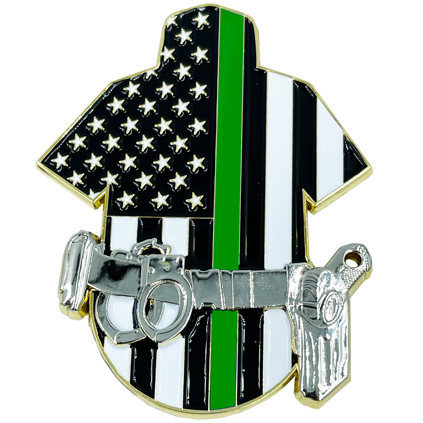 BL5-003 Border Patrol Agent CBP uniform shirt duty belt HK P2000 Honor First BPA Thin Green Line