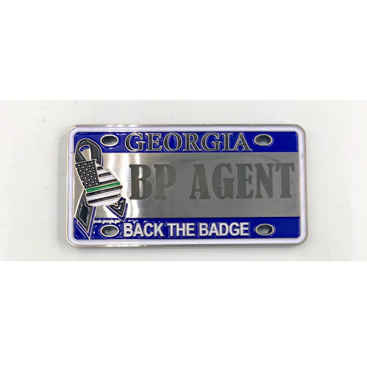 H-002 Border Patrol Agent CBP Georgia License Plate Challenge Coin