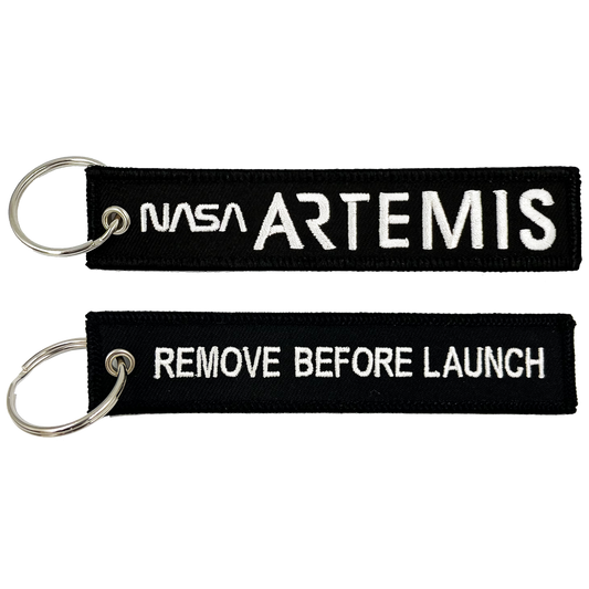 BL16-004 NASA Artemis Shuttle Launch Keychain or Luggage Tag or zipper pull