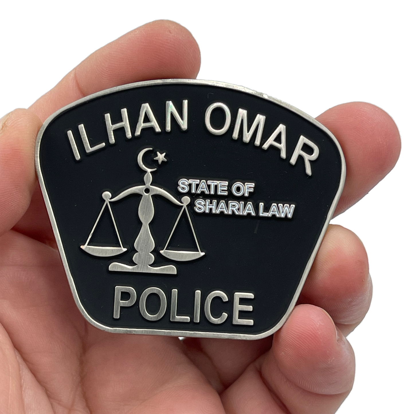 EL6-001 The Official Unofficial Governor Walz Minneapolis Police Department Congresswoman Ilhan Omar Sharia Law Challenge Coin