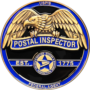 GL11-002 Mail Carrier Handler Inspector Mailman Challenge Coin
