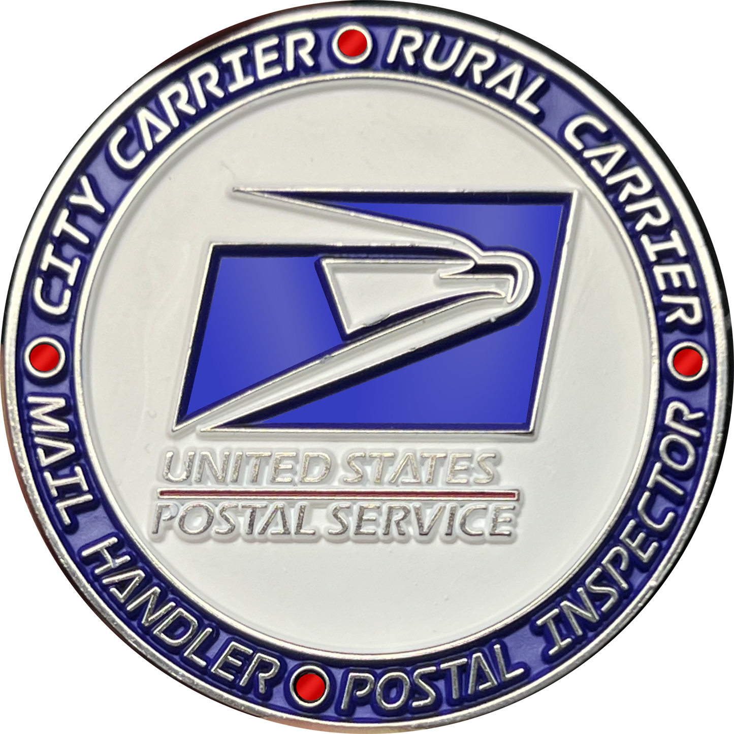BL2-008B Trim Your Bush Challenge Coin US Postal Carrier Mail Handler Inspector Mailman