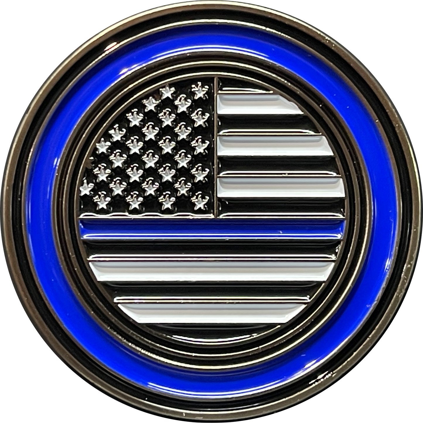 BL6-006 She is a powHERful Warrior thin blue line Police Border Patrol CBP Military Tactical Female Challenge Coin Agent Officer CBP ATF LAPD Deputy Sheriff