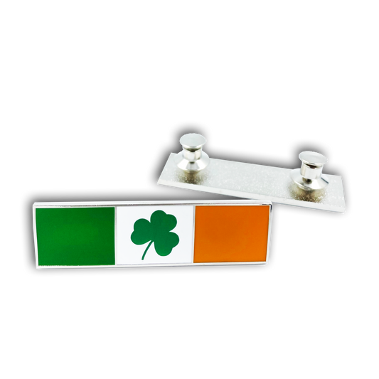 CL-001 Shamrock Commendation Bar Pin Fire Fighter, Police, Emerald Society, Police, Irish, St. Patricks Day